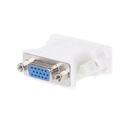 Адаптер конвертер DVI-I 24 + 5 Мужской HD 15 Pin VGA SVGA женский видеокарта монитор ЖК-дисплей конвертер адаптер