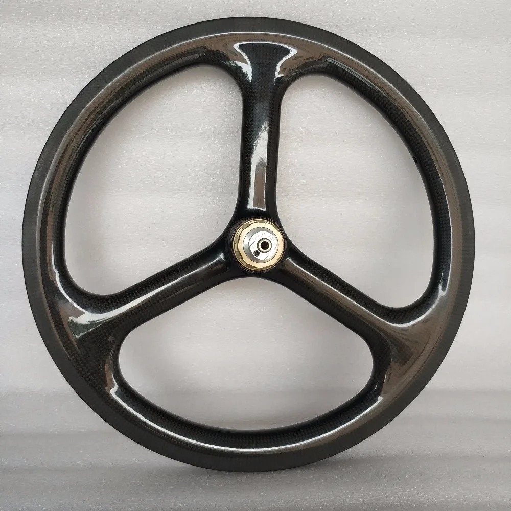 SEMA 16inch349 carbon tri-spoke 3K glossy  (3)