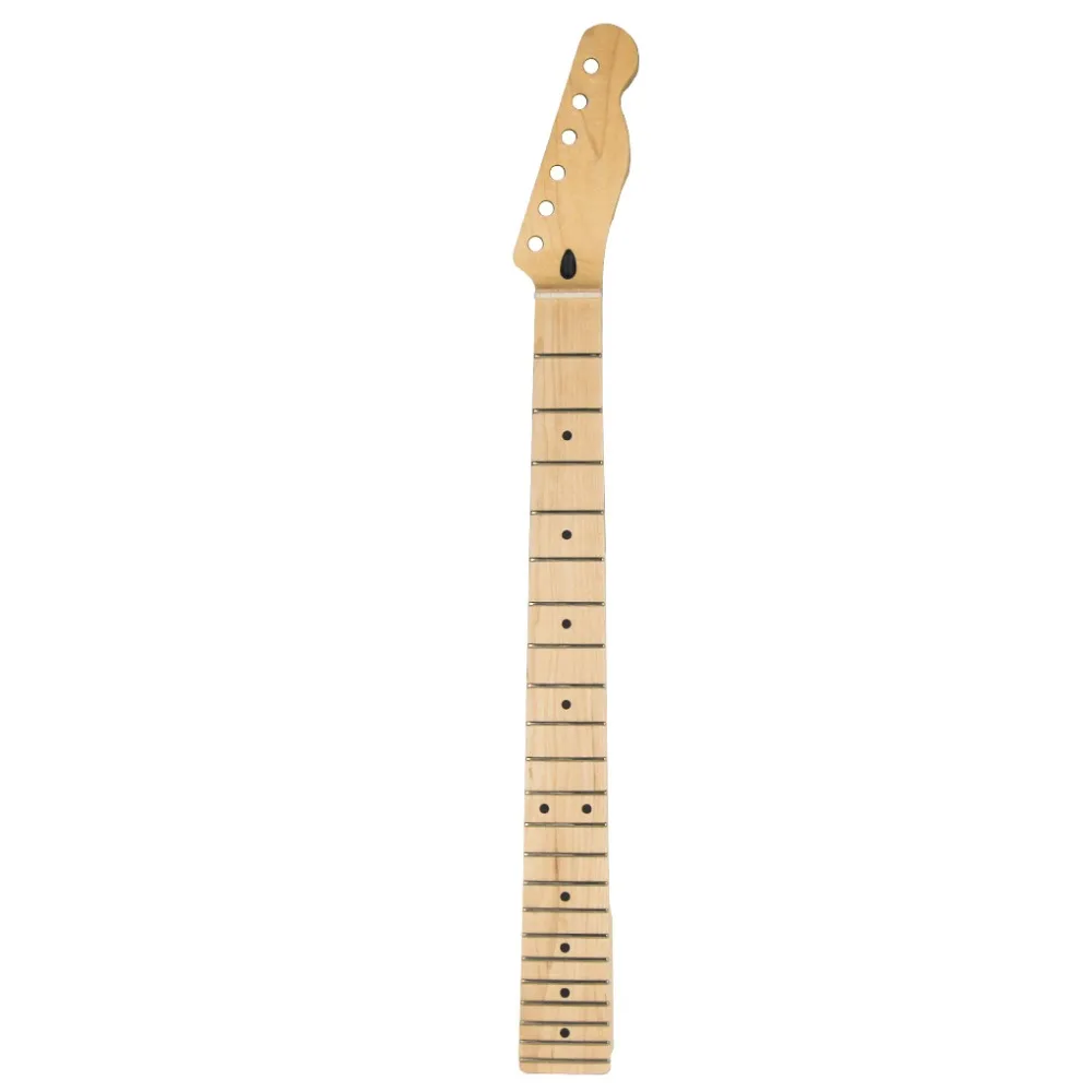 

FLEOR High Quality Tele Maple Guitar Neck Canadian Maple 22 Fret 12'' Radius Matte Satin For Tele Style Guitar