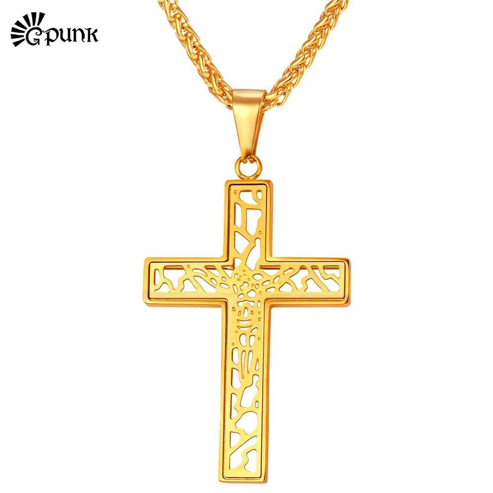 Hollow Cross Byzantijnse Kettingen Voor Vrouwen Mannen Unieke Ontwerp