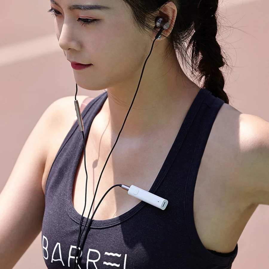 Xiaomi Bluetooth 4,2 беспроводной приемник адаптер 3,5 мм разъем AUX аудио Музыка 4-5 часов работы от аккумулятора для динамика наушники автомобиля AUX