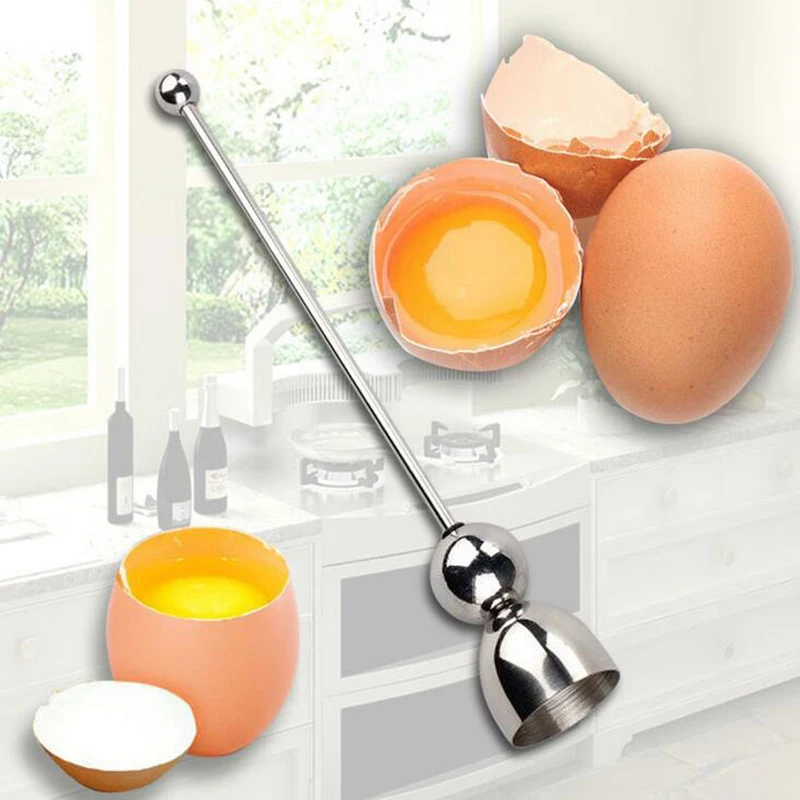Buy Stainless Steel Raw Eggshell Topper Cutter Egg