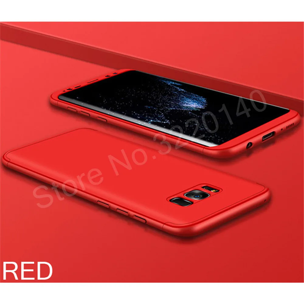 360 Full Body Hard Back Protection Cover cases For Samsung Galaxy S8 Plus S6 S7 Edge Case Luxury Scrub For Samsung Galaxy Note 89