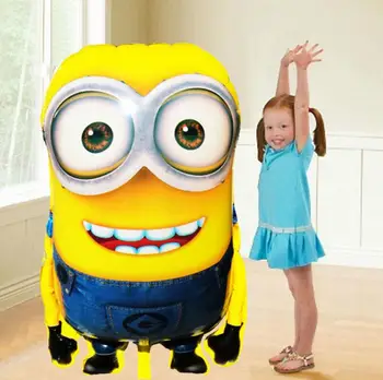 

92*65cm Large Size Foil Balloon Cartoon Minions Inflatable Ballons Kid Girl Boy Birthday Party Decoration Baloon Wedding Decor