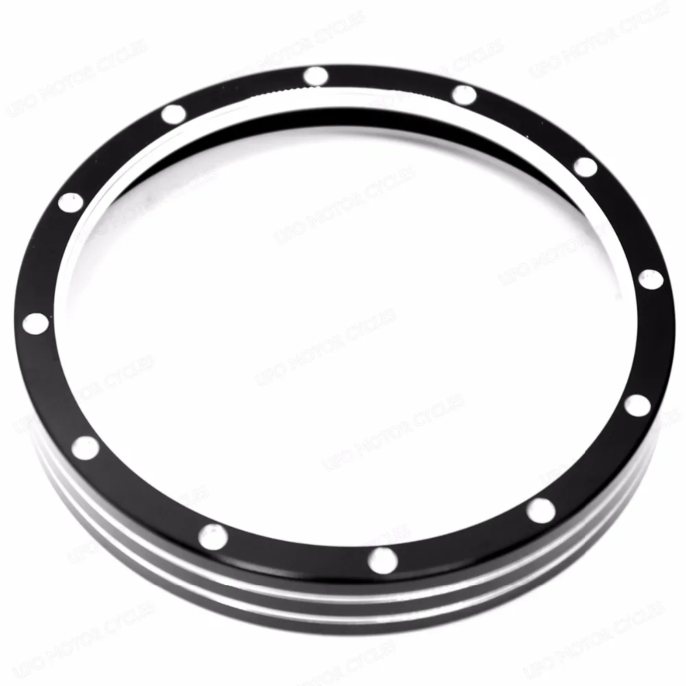 Black Asterism Billet Gauge Speedometer Trim Bezel For Harley Sporster