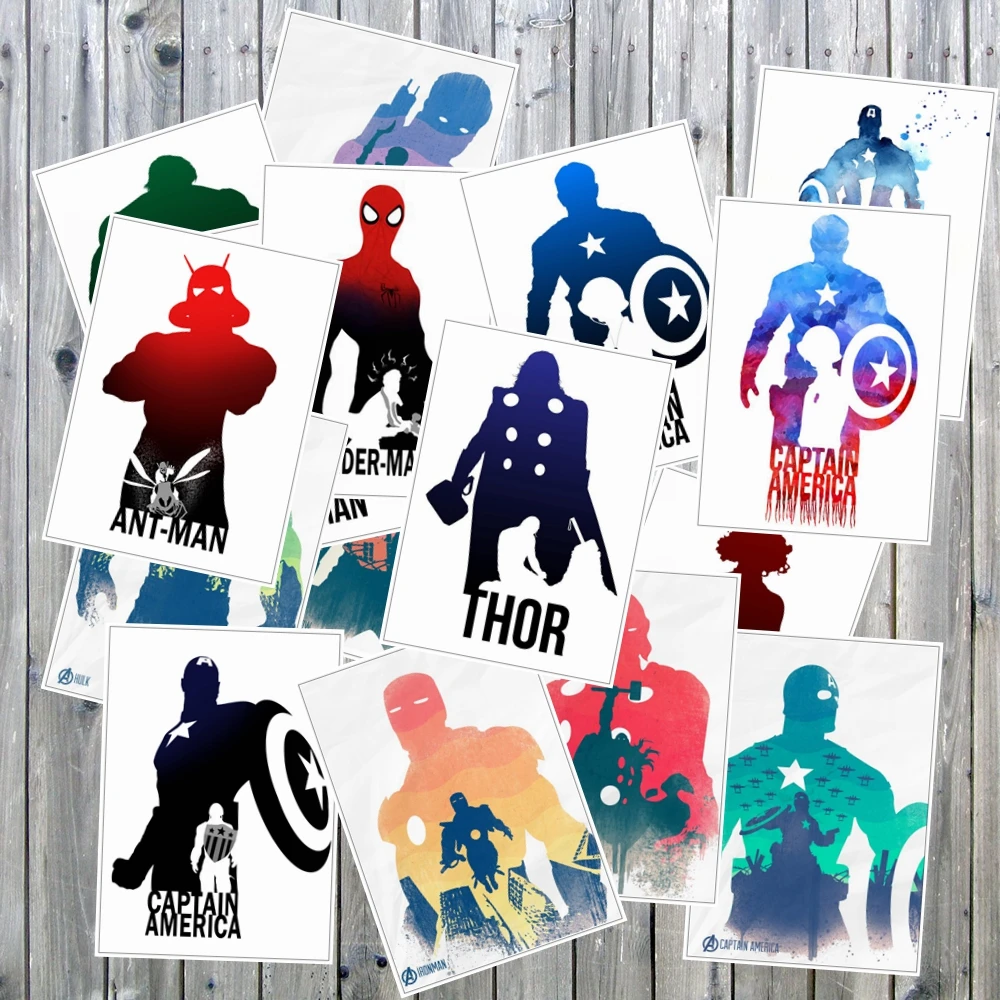 25 pcs/lot Marvel movie The Avengers Stickers Styling Waterproof Sticker Motorcycle Bike Laptop Skateboard Ipad Phone