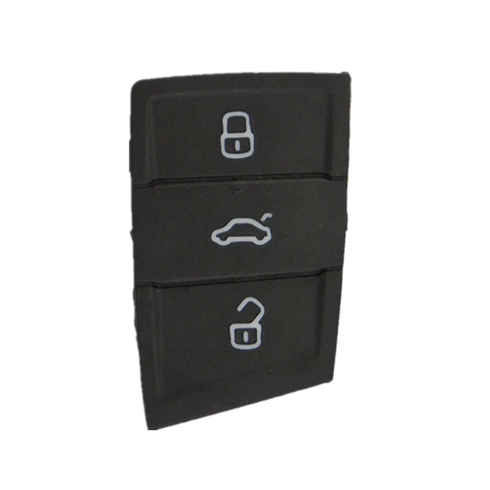 OkeyTech Замена резиновый 3 кнопки флип автомобильный брелок для гольфа 7 4 5 Mk4 6 для Skoda Octavia для сиденья Leon Ibiza Altea