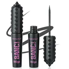 Nova Liqiud Eyeshadow Lápis Delineador de Longa-duração Fosco À Prova D’ Água Eye Liner Preto Quick-Seco Maquiagem Ferramentas Cosméticos lapis de olho