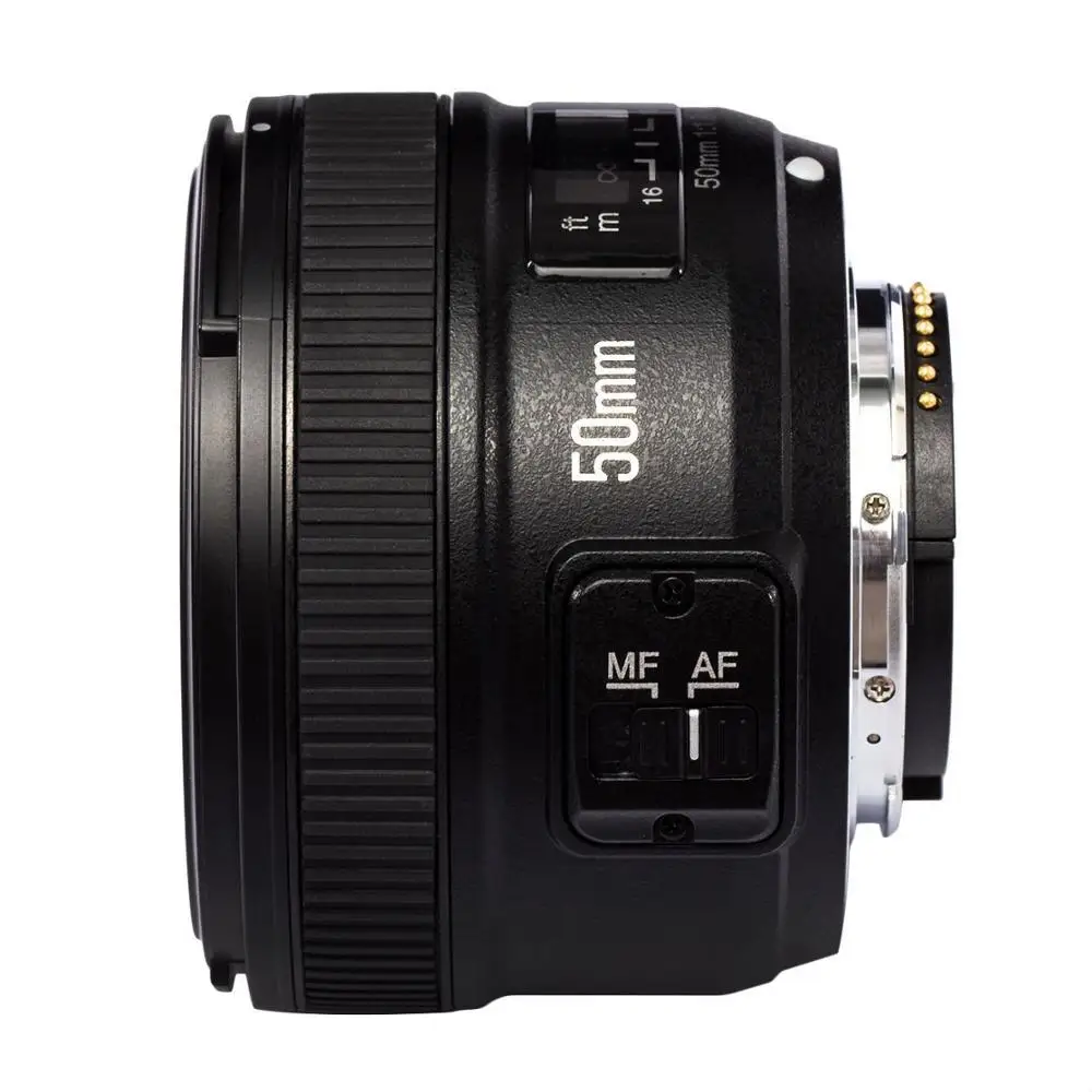  YONGNUO 50mm YN50mm F1.8N Large Aperture Auto Focus Lens For Nikon lens d5300 d3400 d7200 d3100 d32
