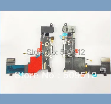 A quality New For Iphone5S Dock Charger Connector Flex Cable Ribbon cables White and Black Fast Free Shipping | Мобильные телефоны