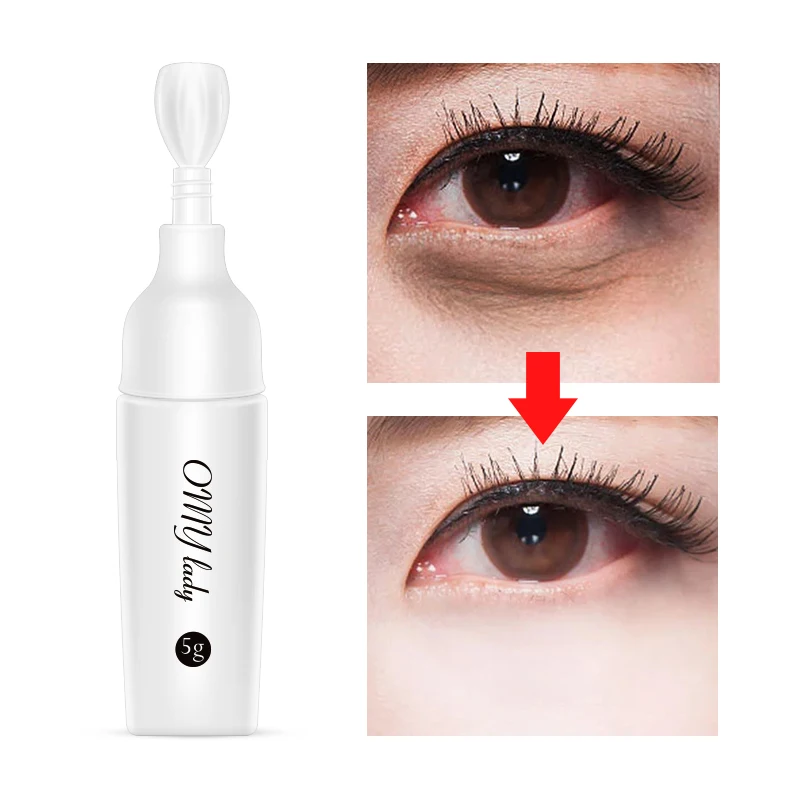 

OMYLADY Sample Anti-winkles Eye Cream Skin Care Essence Collagen Effective Remove Eye Bags Fat Particle Dark Circle Tighten 5g