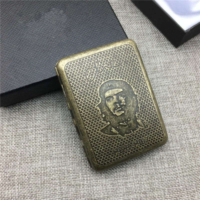 Ретро Стиль мужской портсигар изысканный подарок пачку сигарет|Аксессуары для