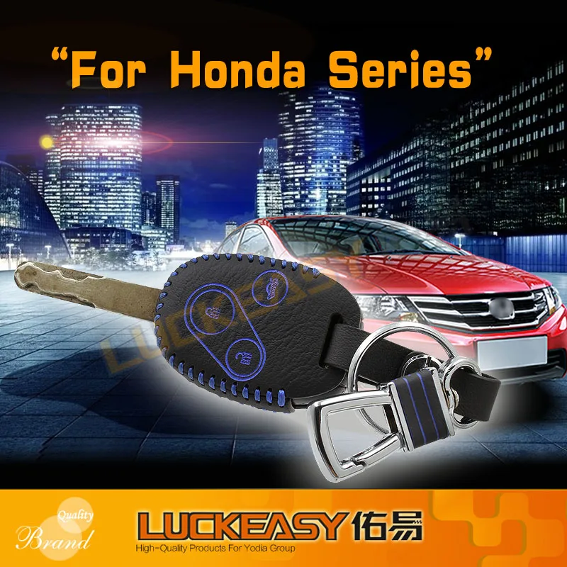 Кожаный чехол для ключей honda polit 2008 2015 Accord 2013 Civic 2012 2017 держатель 3 кнопки key2a|covers for