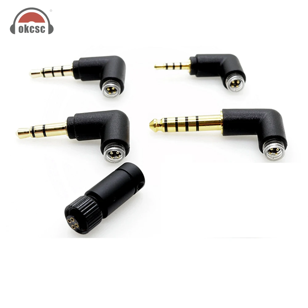 

OKCSC Multifunction 5 In 1 Kit The Awesome Plug 2.5mm/4.4mm Balanced 3.5mm 3/4 Pole HiFi Adapter Set Accessories