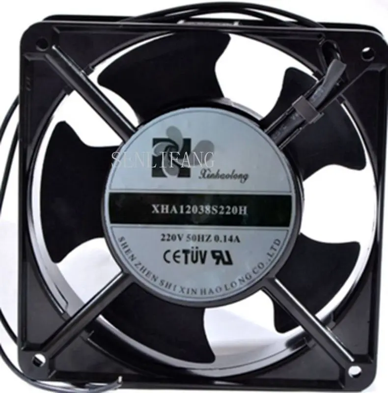 Бесплатная доставка Для XHA12038S220H AC 220V 0.14A 12038 12 см 120*120*38 мм 50 Гц Высокоэффективный вентилятор охлаждения