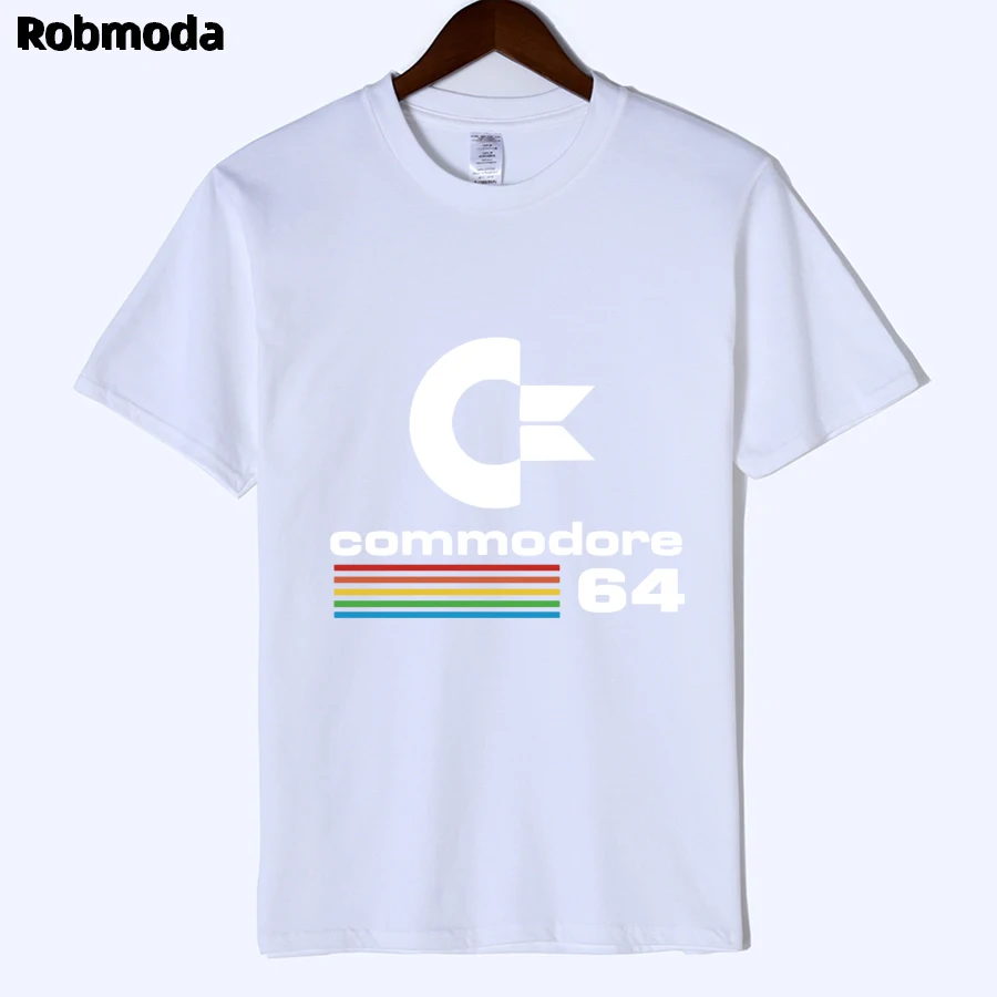 

2019 Summer Commodore 64 T Shirts C64 SID Amiga Retro 8-bit black Ultra Cool Design T-shirt Mens Clothing With Short Sleeve tops