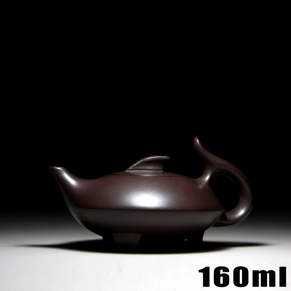 

Drinkwaer Teapot Yixing Zisha Teapots 160ml Ceramic Chinese Handmade Kung Fu Set Purple Clay Porcelain Kettle Sets Bouns 3 Cups