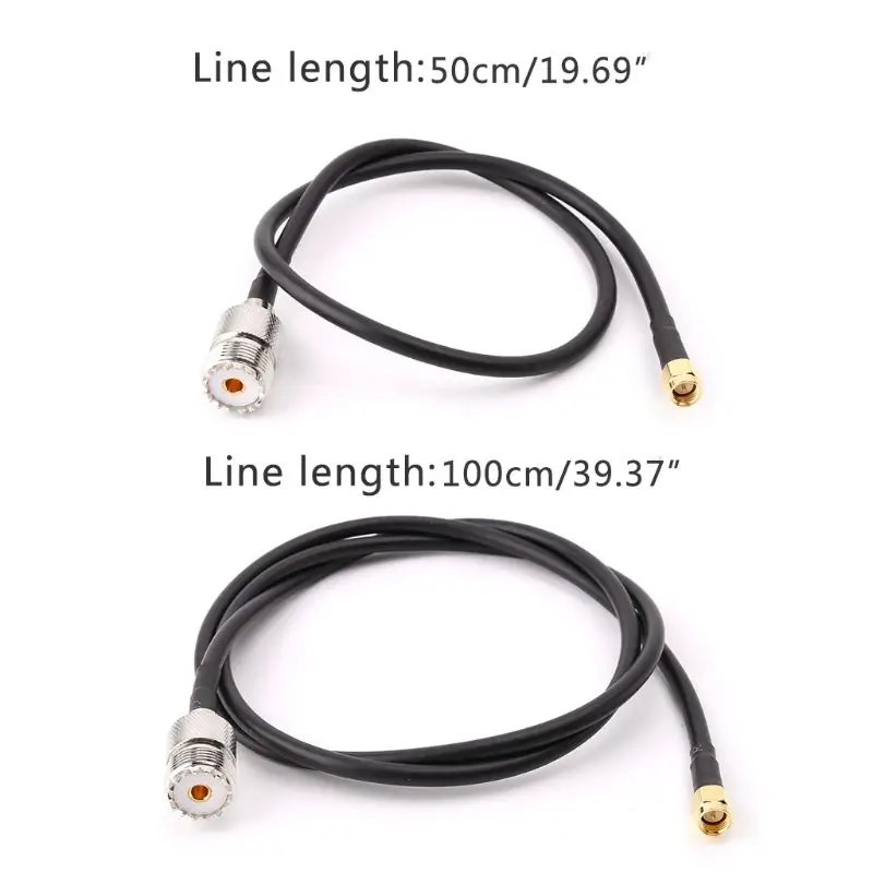 Прямой кабель RG58 с разъемом UHF SO239 Мама папа SMA коаксиальные сборные