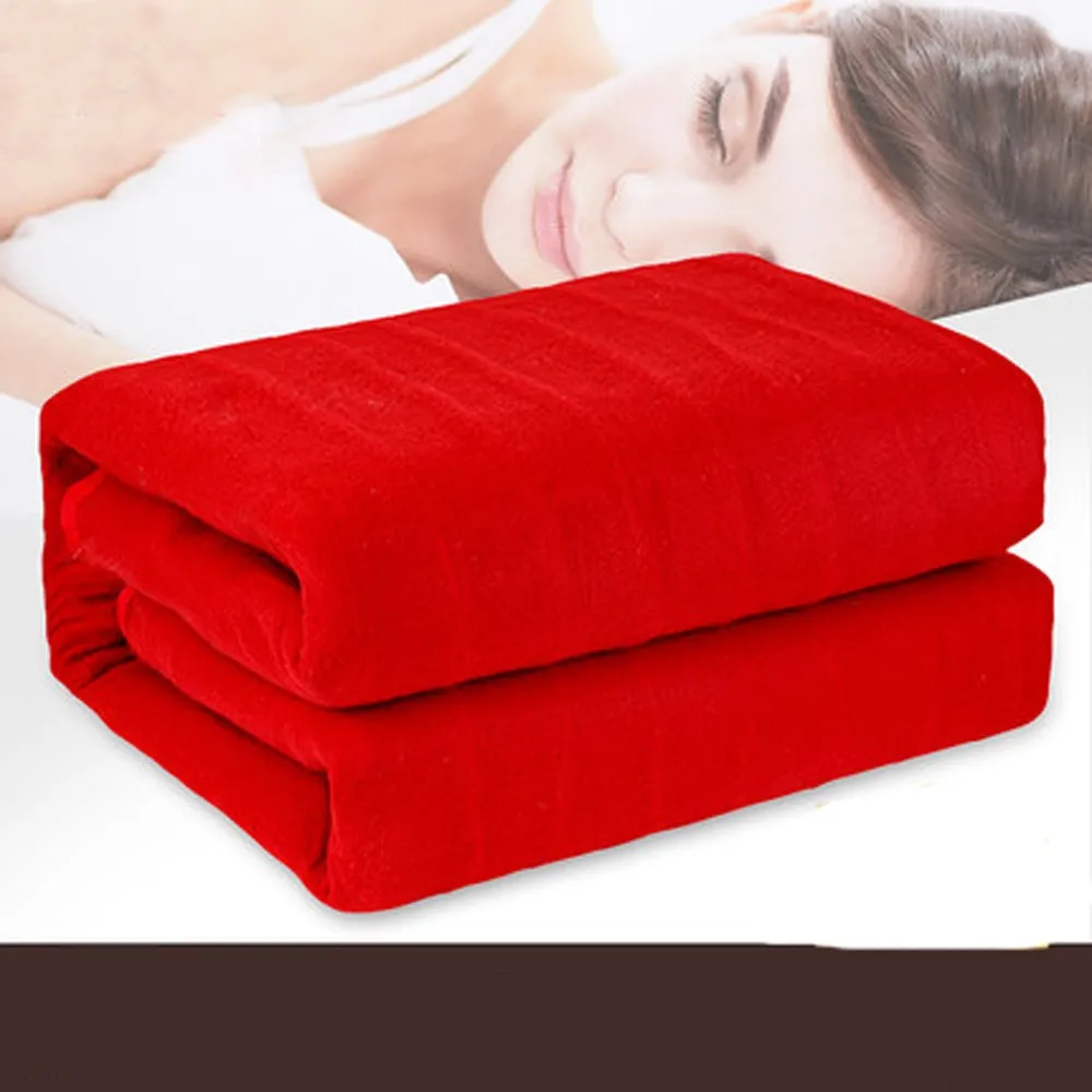 150x180 см красное электрическое одеяло толще один/двойной контроль Электрический матрас термостат/сушка тепло