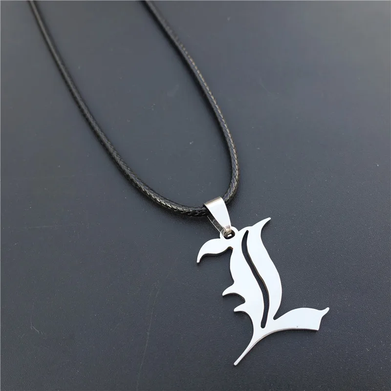 Цепочка Из Нержавеющей Стали с надписью Death Note Double L|stainless steel necklace|steel necklaceanime jewelry |