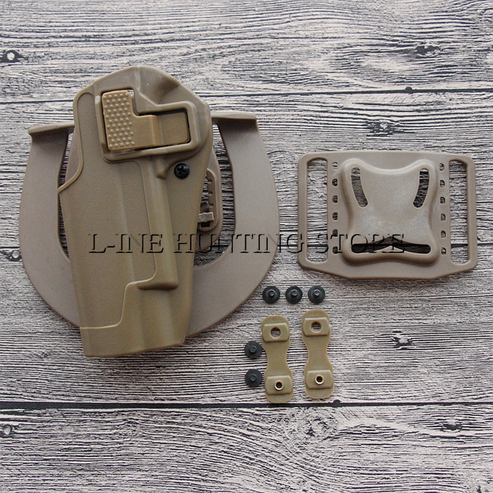 CQC Gun Holster 1911 Left Handed Shooters Adjustable Tactical Military Hunting Airsoft Pistol