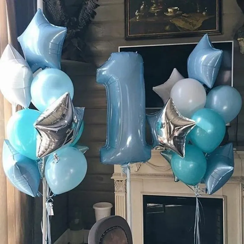 first birthday balloons boy