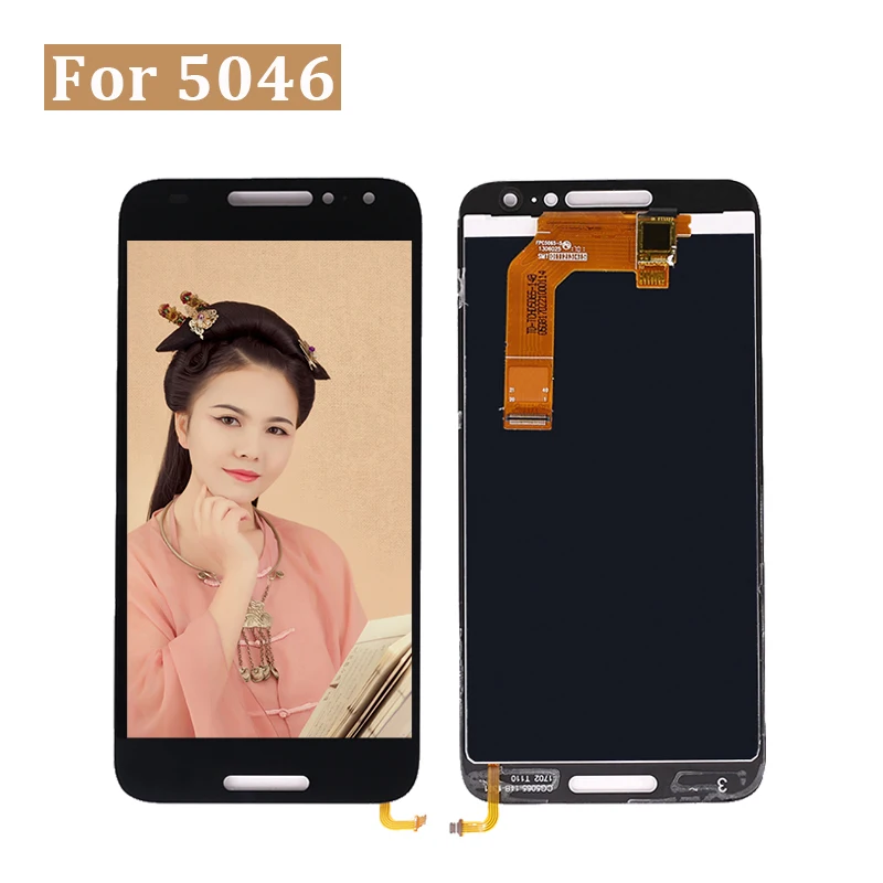 Для Alcatel A3 A 3 5046 5046D 5046X ЖК-экран кодирующий преобразователь сенсорного экрана в
