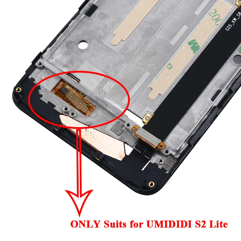 Ocolor для UMI Umidigi S2 F602517VA ЖК-дисплей и сенсорный экран+ рамка дигитайзер Замена+ Инструменты+ закаленное стекло для UMI S2