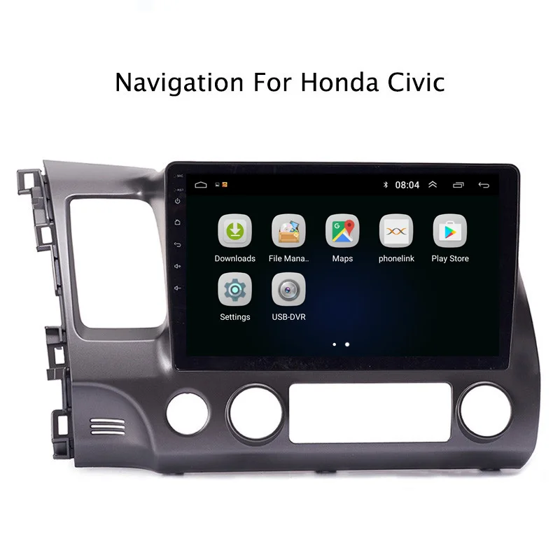 Ectwodvd 9 &quotAndroid 8 1 автомобильный DVD плеер gps навигация для Honda Civic 2004 2005 2006 2007 2008 2009 2010