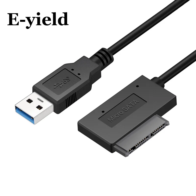 

USB SATA Adapter USB 3.0 to Micro SATA 7+9 16Pin Cable External Hard Drive Converter for 1.8" HDD