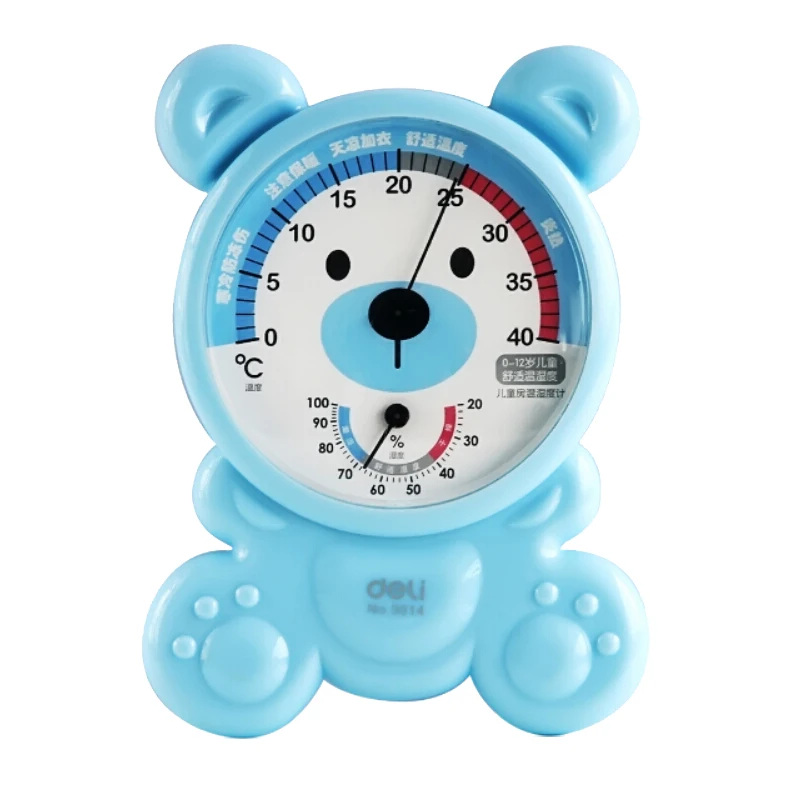 Мультяшный пластиковый термометр для детской комнаты, гигрометр с пандой для помещений и улицы, двойной измерительный термометр, термограф по Цельсию