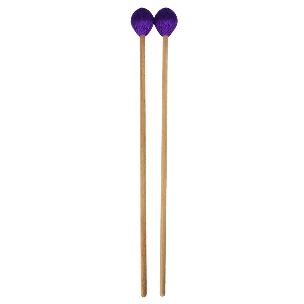 1 пара Середина Marimba палка молоток ксилофон Glockensplel молоток с ручки из бука Ударный комплект инструмент Аксессуары молоток