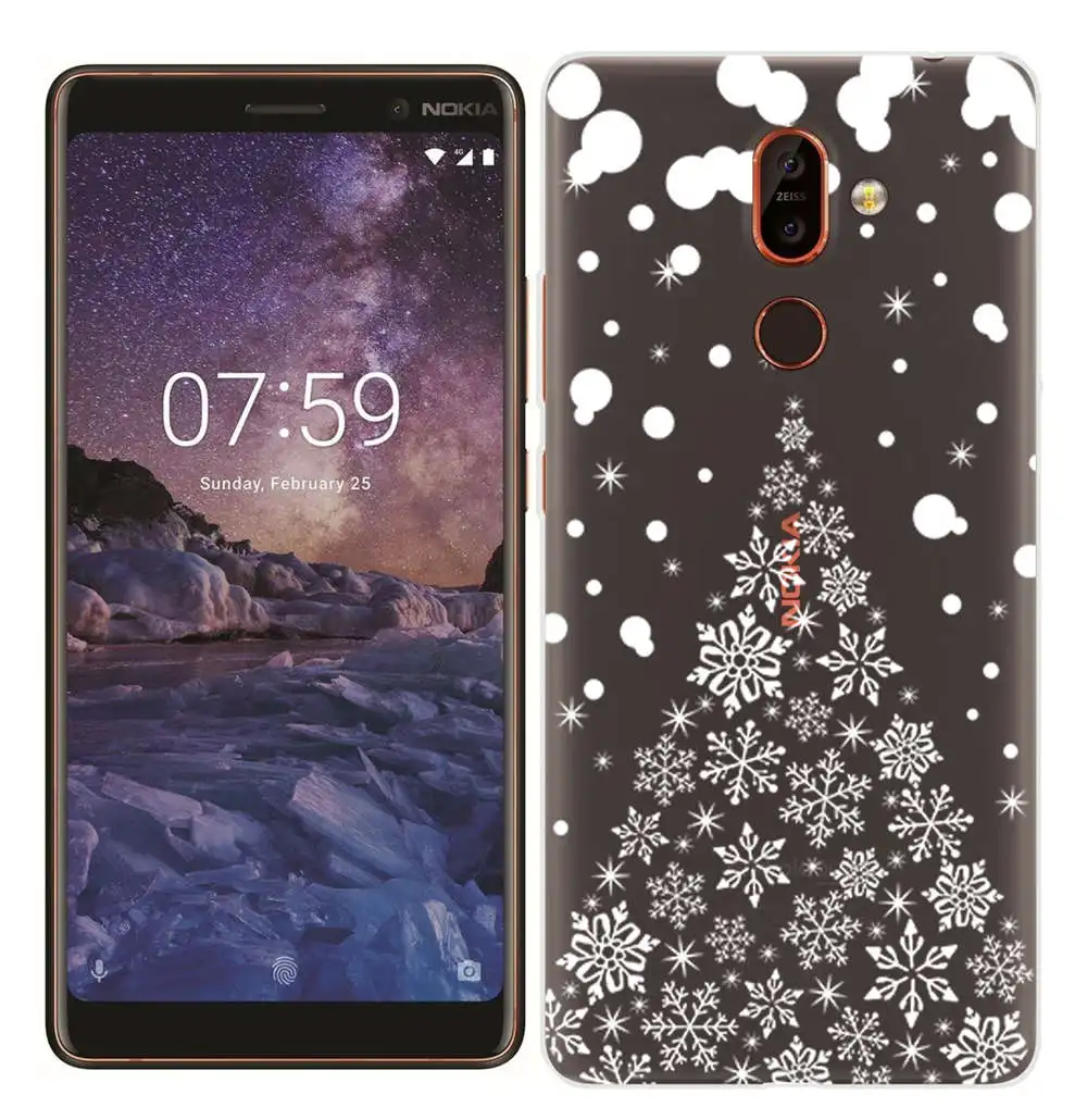 For Nokia 7 Plus Soft TPU Fundas Painted Silicone Case for Nokia 2.1 3.1 5.1 6.1 Smart Back Cover for Nokia 3 5 6 7 8 ShockProof (3)