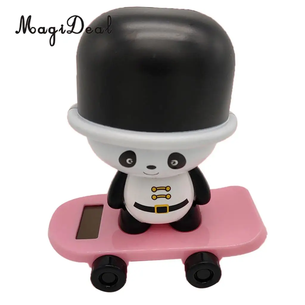 Solar Power Dancing Animal Model Swing Figure Statue Figurine Kid Science Toy Xmas Gift Home & Car Desk Decor
