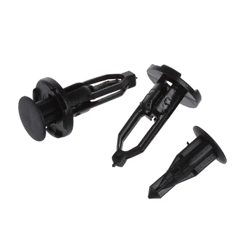 

HHTL-10 pieces Car Extendable screw rivet plastic black hole 9 mm