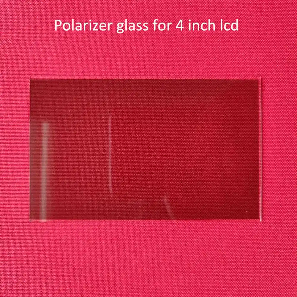 5 pcs thermal isolating glass polarizer glass 96*60*1.2mm for 4 inch