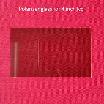 1 pcs thermal-isolating glass polarizer glass 96*60*1.2mm for 4 inch lcd mini led projector repair part for Unic UC40 UC46 Rigal