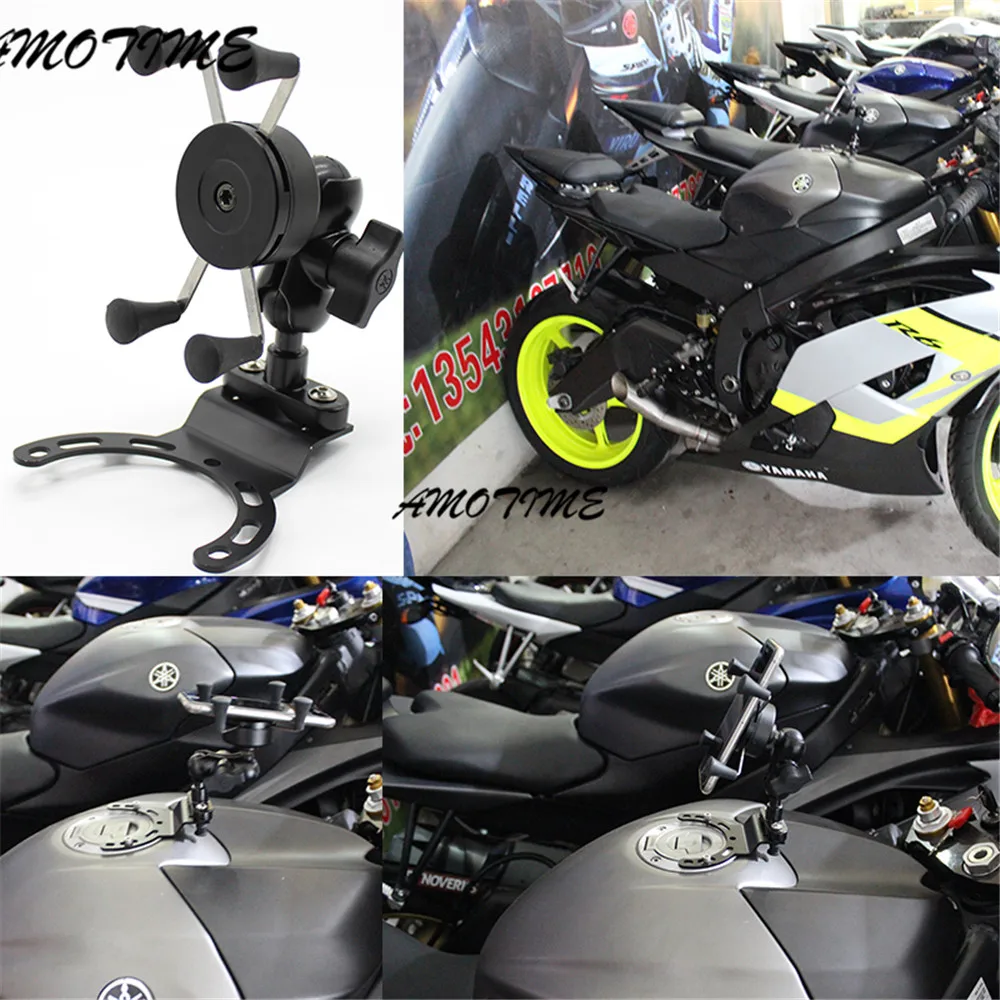 

For Suzuku GSXR600 750 1000 K1 K3 K4 K5 K6 K7 K8 K9 L1 L2 GPS Navigation Frame Mobile Phone Navigation Bracket Motorcycle USB