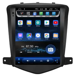 10,4 "дюймовый вертикальный экран Android 8,1 Автомобильный мультимедийный плеер с gps-навигатором для Chevrolet Cruze 2009-2014 с полным сенсорным экраном
