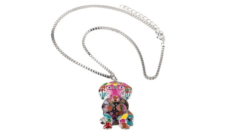 Labrador Dog Necklace Chain Collar Choker Pendant 4 Labrador Dog Necklace Chain Collar Choker Pendant 4