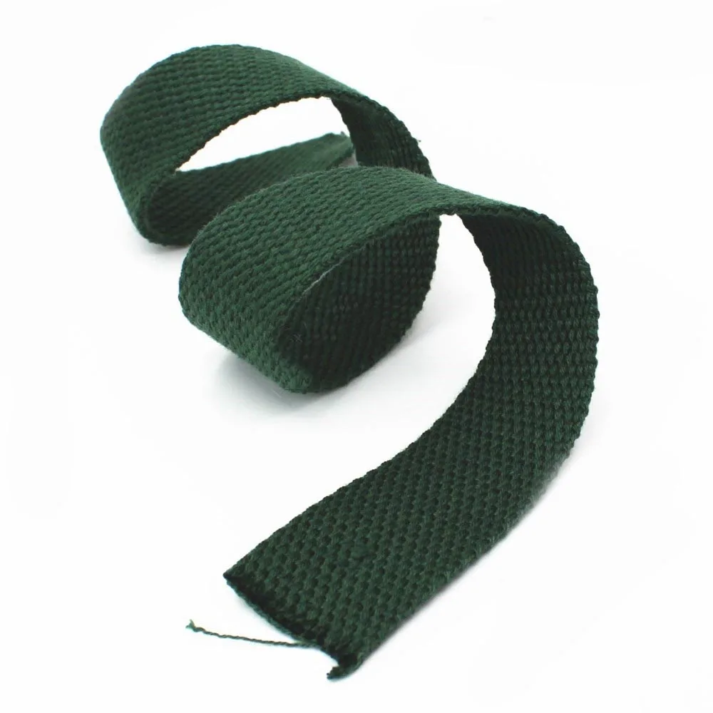 8 ярдов 20 мм холщовая хлопковая тесьма 1,5 мм Толстая высокая прочность Рюкзак ремень тесьма лента для одежды сумка для шитья косая тесьма - Цвет: blackish green