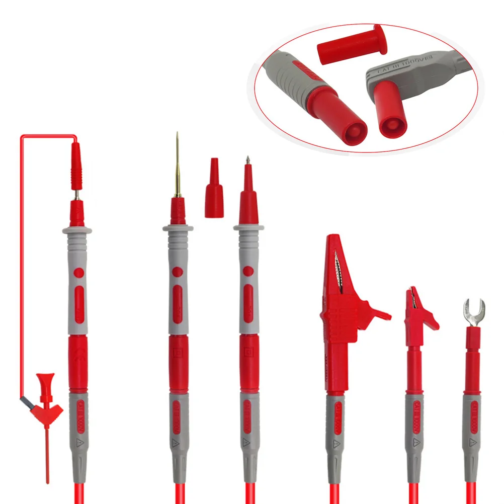 1 шт. тестер с измерительным наконечником набор Многофункциональный Профессиональный острый игла для снятия пробы Электрический тест измерительный мультиметр метр линия