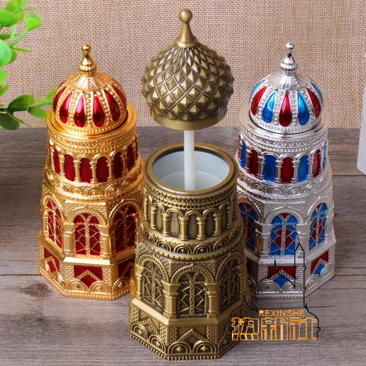 

Russia Western-style food toothpicks Gaestgiveriet Hotel European top-grade toothpick pot Xinjiang mosque automatic toothpick bo