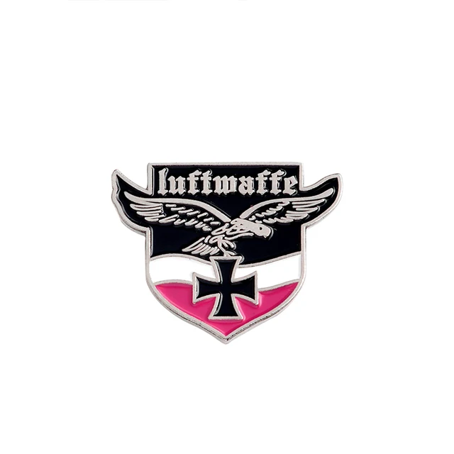 Luftwaffe Air Force Kriegsmarine Navy German Tank Pin Eagle Powerful Emblem WW2 WW1 Black Brooch Badge Culture Lovers Gift eagle