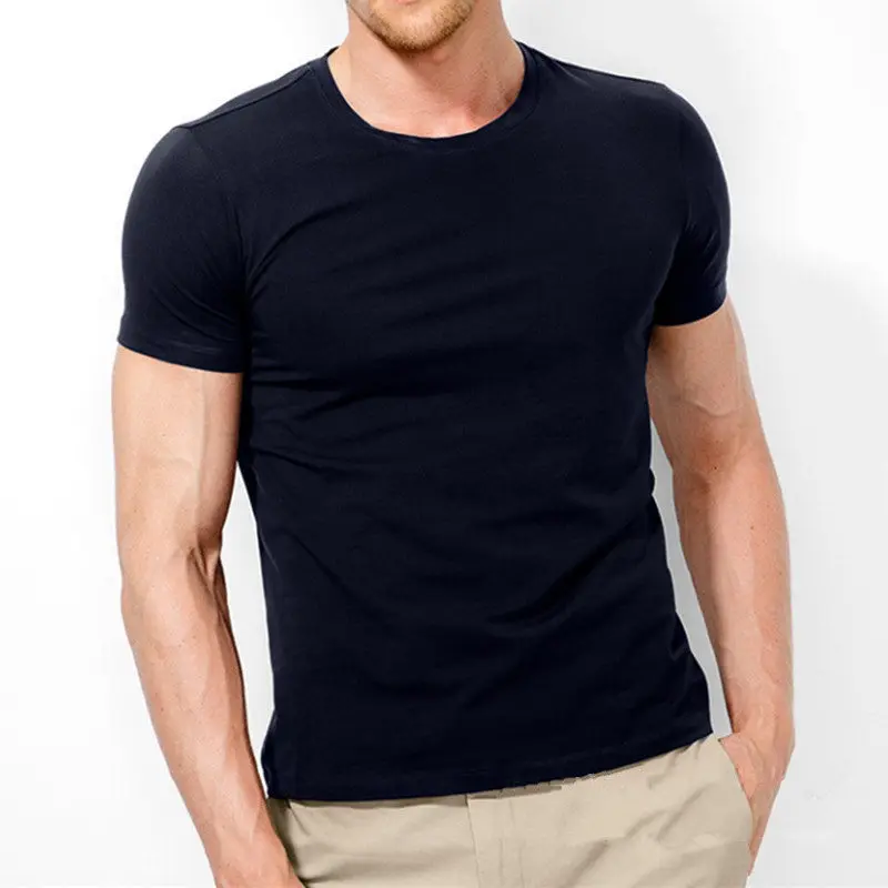 MRMT 2024 Brand New Men's T Shirt Pure Color Men Short Sleeved T-Shirt For Male Round Neck Man Tops Bottoming Tee Shirt Clothing