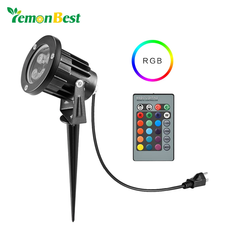 RGB 6/8/12 Вт светодиодные Ландшафтные фонари водонепроницаемый IP65 Светодиодный