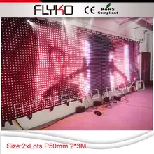 2x3 m шаг 5 мм светодиодный экран