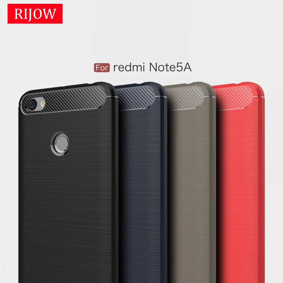 

RIJOW for Xiaomi Redmi Note 5A Pro Case Redmi 4A 5A Carbon Fiber Back Full Protective Phone Cover Xiomi Redmi 5A 4A Cases Luxury