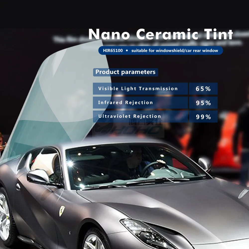 

Premium Light Blue Nano Ceramic Film 65% VLT Car/Building Window Film 60" x 65'/ 1.52x20m roll HIR65100