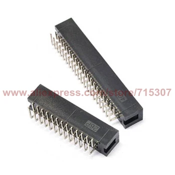 

PHISCALE 10pcs idc connector 2.54mm idc header 30P double row 2x15 Pin idc male connector through hole , right angle